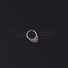 316L Stainless Steel Spider Web Hoop Nose Rings WG66A6F-01-2