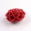 Dyed Synthetic Coral Beads CORA-Q028-15D-1