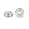 Brass Grade A Rhinestone Spacer Beads RB-A004-4-5