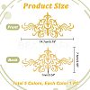  5Pcs 5 Colors Computerized Embroidery Polyester Iron on/Sew on Patches DIY-NB0007-79-2