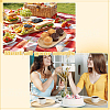 24Pcs 2 Styles Bamboo Cup Mats AJEW-WA0004-49-7