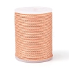 Round Waxed Polyester Cord YC-G006-01-1.0mm-26-1