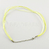Multi-strand Necklace Cord for Jewelry Making NJEW-R217-10-2