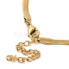Ion Plating(IP) 304 Stainless Steel Herringbone Chain Bracelet for Men Women BJEW-Q998-01G-3