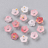 Frosted Transparent Acrylic Beads X-OACR-N137-72E-2
