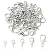 50Pcs 5 Styles Zinc Alloy Lobster Claw Clasps FIND-YW0003-96P-1