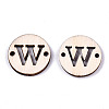Unfinished Natural Poplar Wood Links Connectors WOOD-S045-140A-01W-2