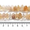 Natural Citrine Beads Strands G-D091-A12-5