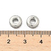 Brass Micro Pave Clear Cubic Zirconia Beads ZIRC-I038-31P-2