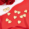 8Pcs 304 Stainless Steel Locket Pendants STAS-HY0002-02-4