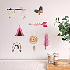 8 Sheets 8 Styles PVC Waterproof Wall Stickers DIY-WH0345-076-6