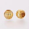 Iron Corrugated Beads E185Y-G-2