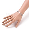 Tarnish Resistant Women' s Fashionable 304 Stainless Steel Cuban Link Chain Bracelets BJEW-JB05657-01-5