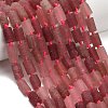 Natural Strawberry Quartz Beads Strands G-C289-A02-01-1