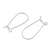 SHEGRACE Brass Kidney Ear Wire XGR0004P-43P-2