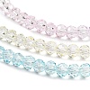 Transparent Painted Glass Beads Strands DGLA-A034-T3mm-A21-4