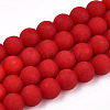 Opaque Glass Beads Strands GLAA-T032-P8mm-MD04-1