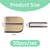 50Pcs Tibetan Style Arch Shaped Alloy Buckles for Purse Making FIND-FH0011-65-2