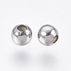 Round 304 Stainless Steel Spacer Beads STAS-I050-06-4mm-2