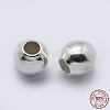 925 Sterling Silver Spacer Beads STER-K171-44S-3mm-3