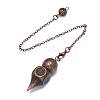 Brass Dowsing Pendulum Big Pendants G-Q165-04-2