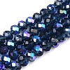 Electroplate Glass Beads Strands EGLA-A044-T6mm-L12-1