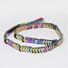 Electroplate Non-magnetic Synthetic Hematite Beads Strands G-K133-A-02-1