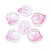 Transparent Glass Charms GLAA-H016-05E-10-2