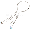 Zinc Alloy Rhinestone Hair Bands OHAR-WH20007-01B-P-1