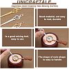 3Pcs 3 Colors Stainless Steel Sealing Wax Mixing Stirrers STAS-UN0040-10-4