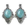 Synthetic Turquoise Big Pendants G-Z050-03A-1