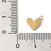 Golden Tone 304 Stainless Steel Rhinestone Charms STAS-L025-005G-06-3