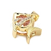 Brass Micro Pave Cubic Zirconia Pendants KK-F930-16G-01-2