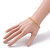 Synthetic Citrine(Dyed & Heated) Beaded Bracelets BJEW-JB06518-01-5