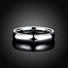 Fashionable 316L Titanium Steel Finger Rings for Women RJEW-BB07173-9-2