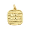 Real 18K Gold Plated Rack Plating Brass Pendants KK-Z074-68G-1