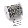 Tarnish Resistant 304 Stainless Steel Rolo Chains STAS-O076-02-2