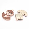 Alloy Enamel Pendants ENAM-T022-02D-02-2