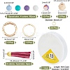 DIY Charm Keychain Wristlet Making Kit DIY-CA0004-51-2
