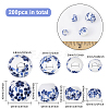 200Pcs 4 Styles Handmade Porcelain Beads PORC-CA0001-13-2