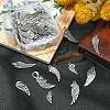 50Pcs 10 Styles Tibetan Style Alloy Pendants FIND-YW0003-39-5