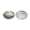 Natural Black Lip Shell Disc Pendants SSHEL-B002-03B-01-2