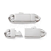 Non-Tarnish 304 Stainless Steel Bayonet Clasps STAS-M325-16P-1