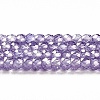 Cubic Zirconia Bead Strands ZIRC-G001-01H-1