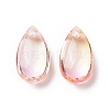 Transparent Glass Charms X-GLAA-O017-01F-4