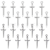 20Pcs 2 Styles 304 Stainless Steel Pendants FIND-HS0002-02-1