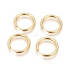 Ion Plating(IP) 304 Stainless Steel Hoop Earrings EJEW-P177-G-15-2
