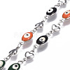 304 Stainless Steel Enamel Chains CHS-P006-12P-2