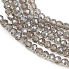 Electroplate Glass Beads Strands EGLA-A034-T2mm-B19-1-4