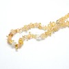 Natural Citrine Beads Strands G-O049-B-29-3